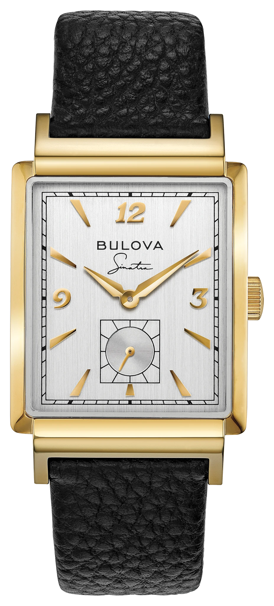 【美品】 Bulova ブローバ フランクシナトラ マイウェイ クォーツ Silver-Tone Dial Leather Strap My Way 97A158 | Bulova